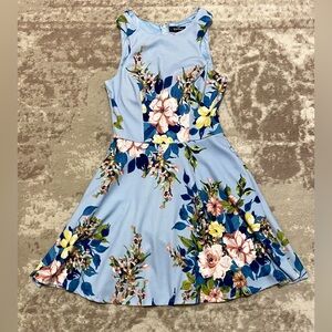 Speechless Blue Floral Dress